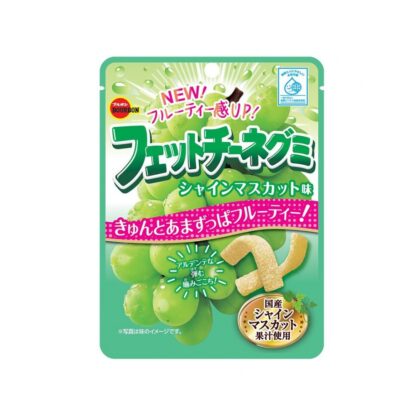 Мармелад Bourbon Fettuccine Gummi со вкусом винограда шайн мускат, 47 г (Bourbon Fettuccine Gummi Shine Muscat 47g)