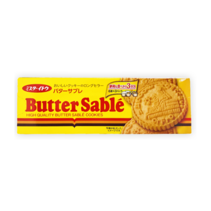 Печенье сабле Mr. Ito сливочное, 210 г (MR. ITO Butter Sable Cookie 210g)