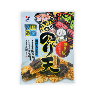 Хрустящие жареные водоросли нори в темпуре Yamaei Sakusaku Noriten со вкусом морепродуктов, 70 г