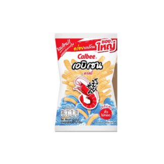 Креветочные чипсы Calbee оригинальные, 80 г (Calbee Original Flavoured 80g)