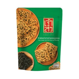 Рисовые крекеры Chao Sua со свининой и водорослями, 80 г (CHAO SUA Shredded Pork And Seaweed Rice Cracker 80g)