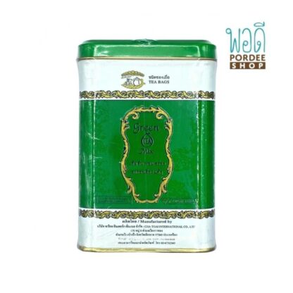 Тайский зелёный молочный чай ChaTraMue в жестяной банке, 50 пакетиков (ChaTraMue Milk Green Tea Tin 125g)