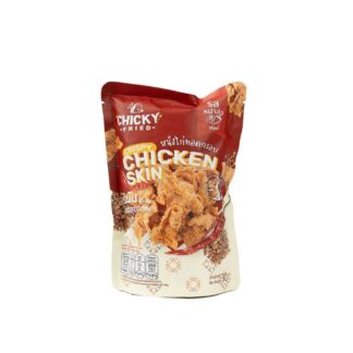 Хрустящая куриная кожа Chicky Fried со вкусом мала, 30 г (Chicky Fried Chicken Skin Mala 30 g)