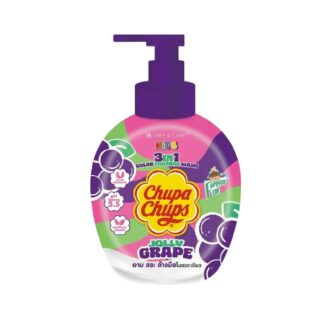 Детский гель 3 в 1 для душа, шампунь и мыло для рук Chupa Chups «Виноград», 500 мл, 500 мл (CHUPA CHUPS 3-in-1 Kids Wash Jolly Grape 500ml)