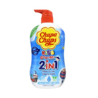 Детский гель для мытья волос и тела Chupa Chups Cherry Cola, 600 мл (Chupa Chups Kids 2-in-1 Head to Toe Wash Cherry Cola 600ml)