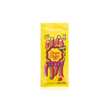 Кислые жевательные конфеты Chupa Chups Sour Tubes, 80 г (Chupa Chups Sour Tubes 80 g)