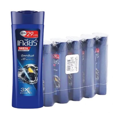 Шампунь против перхоти Clear Deep Clean, 60 мл, набор 6 шт. (Clear Anti-Dandruff Deep Clean Shampoo 60 ml x6)