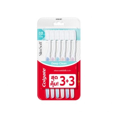 Зубные щётки Colgate Slim Soft Deep Clean, 6 шт. (набор) (Colgate Slim Soft Deep Clean Toothbrush Pack, 6 pcs)
