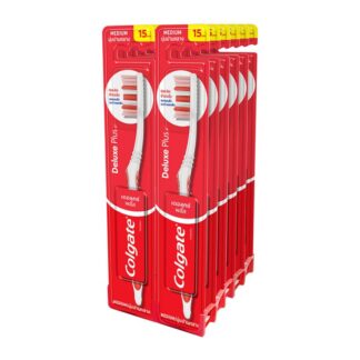 Зубная щётка Colgate Deluxe Plus, набор 12 шт. (COLGATE Toothbrush Deluxe Plus x12)