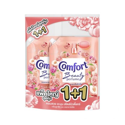 Кондиционер для белья Comfort Beauty Perfume «Персик и камелия», 1 л (COMFORT Beauty Perfume Fabric Softener Peach & Camellia 1L)