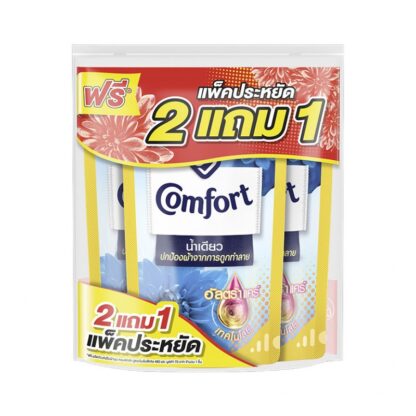 Кондиционер для белья Comfort Ultra One Rinse, голубой, 450 мл (COMFORT Fabric Softener Ultra One Rinse Blue 450ml)