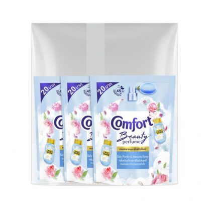 Кондиционер для белья Comfort Beauty Perfume «Детская пудра и невинный пион», 110 мл (COMFORT Softener Beauty Perfume Baby Powder & Innoscent Peony 110ml)