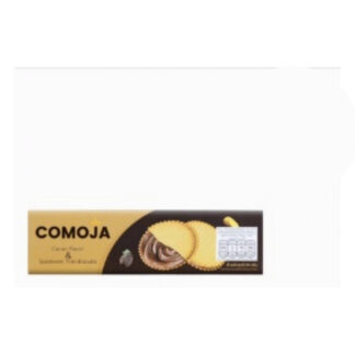 Тонкое печенье-сэндвич Comoja с какао-кремом, 64 г (Comoja Sandwich Thin Biscuits Cocoa 64 g)