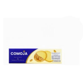 Тонкое печенье-сэндвич Comoja с арахисовым кремом, 64 г (Comoja Sandwich Thin Biscuits Peanut Cream 64 g)