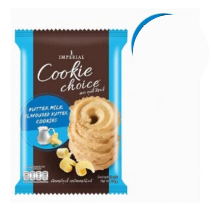 Сливочное печенье Cookie Choice со вкусом сливочного молока, 50 г (COOKIE CHOICE Butter Cookies Butter Milk 50 g)