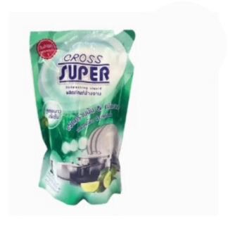Средство для мытья посуды Cross Super с лаймом, запасной блок 550 мл (Cross Super Dishwashing Liquid Lime Refill 550 ml)