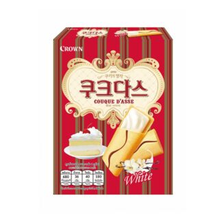 Печенье Crown Couque d'Asse, белое, 128 г (CROWN Crackers Couque D'Asse White Torte 128g)