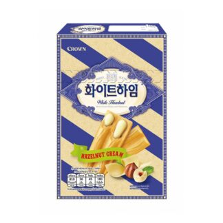 Вафли Crown White Heim с белым шоколадом и фундуком, 142 г (CROWN Wafer White Heim White Hazelnut Cream 142g)
