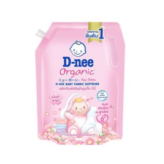 Кондиционер для детского белья D-nee Organic «Всегда счастлив», 1,1 л (D-NEE Baby Fabric Softener Organic Always Happy 1100ml Pink)