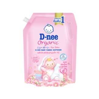 Кондиционер для детского белья D-nee Organic «Счастливый малыш», 1,1 л (D-NEE Baby Fabric Softener Organic Happy Baby 1100ml Pink)