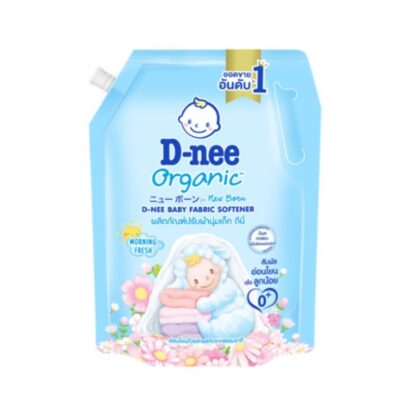 Кондиционер для детского белья D-nee Organic «Утренняя свежесть», 1,1 л (D-NEE Baby Fabric Softener Organic Morning Fresh 1100ml Blue)