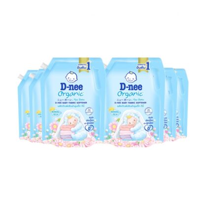 Кондиционер для детского белья D-nee Organic «Утренняя свежесть», 1,1 л (D-NEE Baby Fabric Softener Organic Morning Fresh 1100ml Blue)