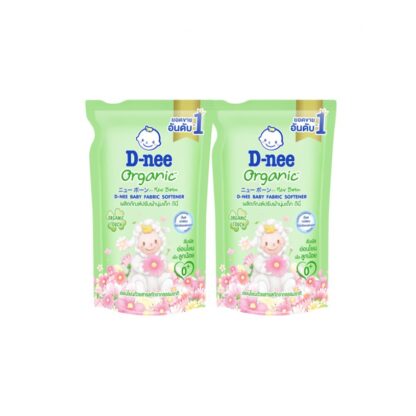 Кондиционер для белья D-nee Baby Organic Touch, зелёный, 530 мл (D-nee Baby Fabric Softener Organic Touch 530ml Green)
