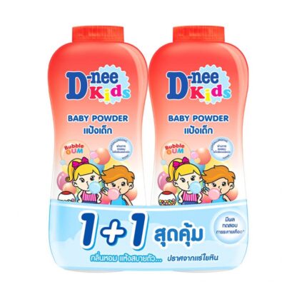 Детская присыпка D-nee Kids Bubble Gum (D-NEE Kids Baby Powder Bubble Gum 300g)