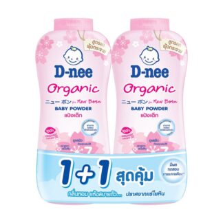 Детская органическая присыпка для новорождённых D-nee Sakura (D-NEE Newborn Baby Powder Organic Sakura 350g)