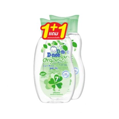 Детское масло D-nee Organic, зелёное, 200 мл (D-nee Organic Baby Oil Organic 200ml)