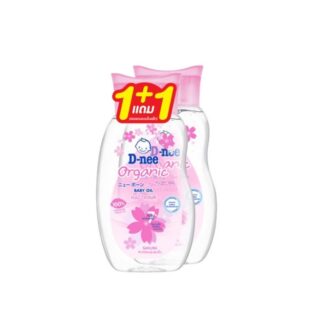 Детское масло D-nee Organic Sakura, розовое, 200 мл (D-nee Organic Baby Oil Sakura 200ml)
