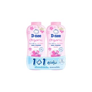 Детская присыпка D-nee Organic Sakura, розовая, 300 г (D-nee Organic Baby Powder Sakura 300g)