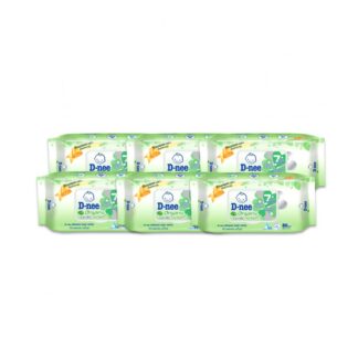 Органические детские влажные салфетки D-nee Organic, 80 шт. (D-NEE Organic Baby Wipes 80 pcs Green)