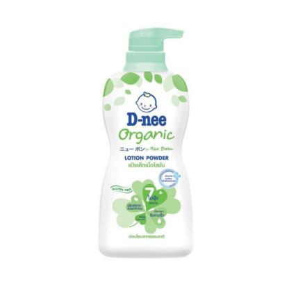 Детская присыпка-лосьон для новорождённых D-nee Organic, 400 мл (D-nee Organic For New Born Lotion Powder 400ml)
