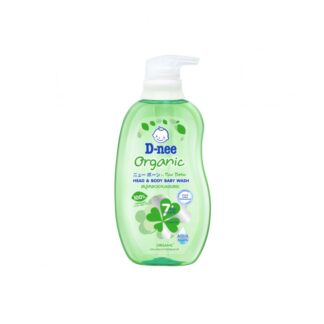 Детский гель для мытья головы и тела D-nee Organic для новорождённых, 380 мл (D-NEE Organic For Newborn Head And Body Baby Wash 380ml)