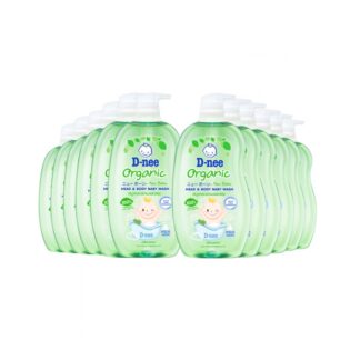 Детский гель для мытья волос и тела D-nee Organic, 750 мл, 750 мл (D-NEE Organic Head and Body Baby Wash 750ml Green)