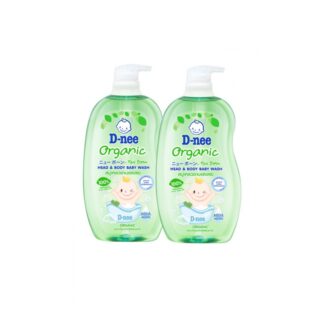 Детский гель для мытья волос и тела D-nee Organic, 750 мл (зелёный флакон), 750 мл (D-NEE Organic Head and Body Baby Wash 750ml Green)