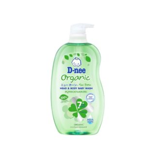 Детский гель для мытья волос и тела D-nee Organic, 750 мл (зелёный флакон), 750 мл (D-NEE Organic Head and Body Baby Wash 750ml Green)