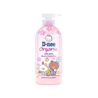 Молочная детская пена для ванны D-nee Organic Milk Bath Sakura, 450 мл (D-nee Organic Milk Bath Sakura 450ml)