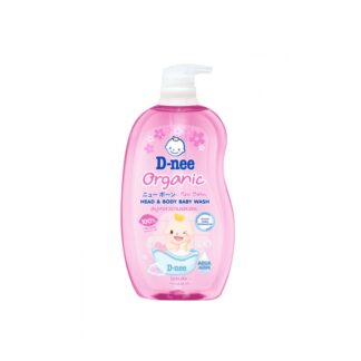 Детский гель для мытья волос и тела D-nee Organic Sakura, 750 мл, 750 мл (D-NEE Organic Sakura Head and Body Baby Wash 750ml Pink)