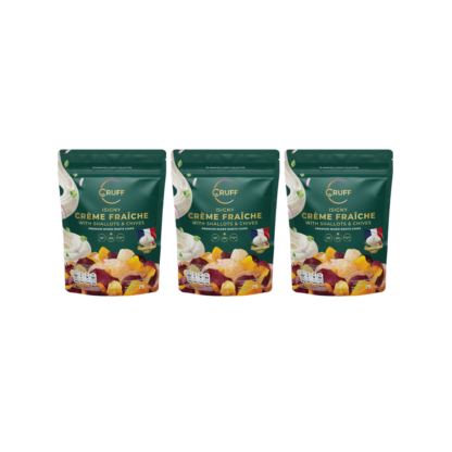 Чипсы из корнеплодов Cruff со вкусом крем-фреш Isigny, 75 г, набор 3 шт. (CRUFF Mixed Roots Chips Isigny Creme Fraiche 75g x3)