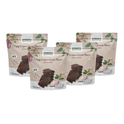 Хрустящие креп-трубочки Snaxfarm со вкусом какао, 50 г (SNAXFARM Premium Crispy Crepe Cocoa 50g)