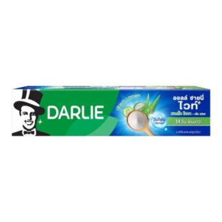 Отбеливающая зубная паста Darlie All Shiny White с содой и алоэ 140 г