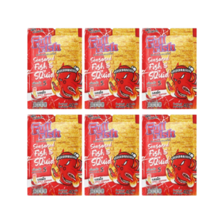Запечённые рыбные пластинки Fullfish с острым вкусом, 40 г, набор 6 шт. (FULLFISH Seasoned Baked Fish Sheet Spicy 40g x6)
