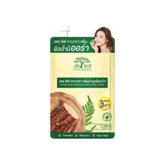 Крем с танакой De Leaf, саше, 7 г (De Leaf Thanaka Whitening Cream 7g)