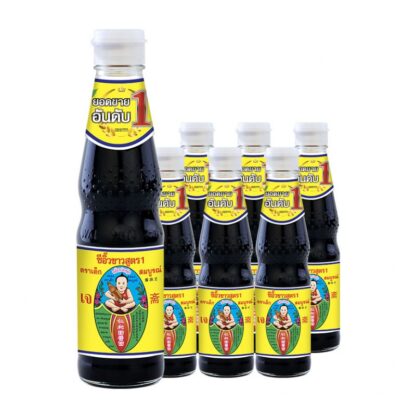 Соевый соус Dek Som Boon, формула 1, 300 мл, набор 6 шт. (DEK SOM BOON Soy Sauce Formula 1 300ml x6)