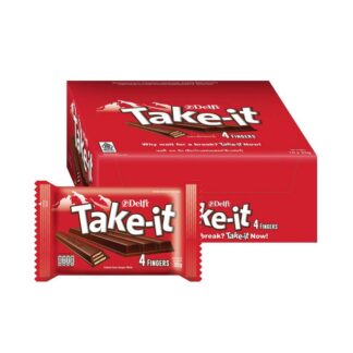 Вафли Delfi Take it в молочном шоколаде, 35 г (DELFI Take it Milk Chocolate 35g)