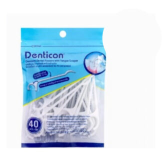 Флоссеры Denticon Dental Flossers с ручкой, 40 шт. (Denticon Dental Flossers 40 pcs)