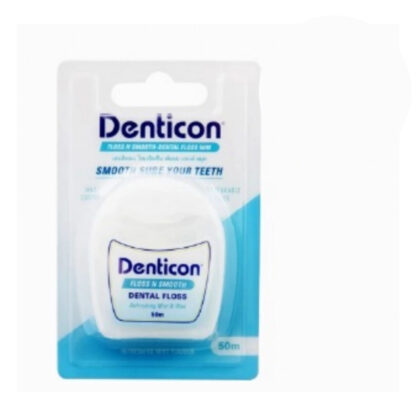 Зубная нить Denticon Floss n Smooth, 50 м (Denticon Floss n Smooth Dental Floss 50 m)