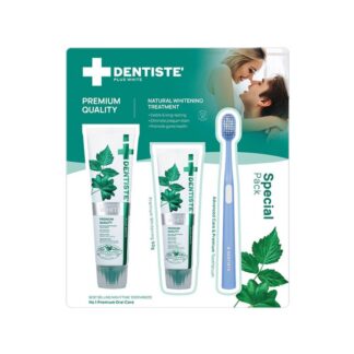 Отбеливающий набор Dentiste White: паста и зубная щётка (Dentiste White Set with Toothbrush 50 g)